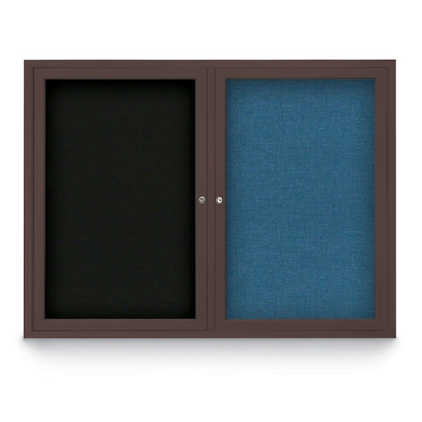 Corkboard, Rubber Backing /Bronze, 72"x48"